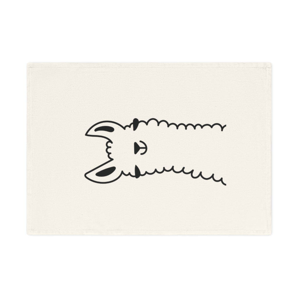 Llama Cotton Tea Towel, 50 x 70 cm, organic cotton, eco-friendly llama