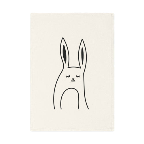 Rabbit Cotton Tea Towel, 50 x 70 cm, organic cotton