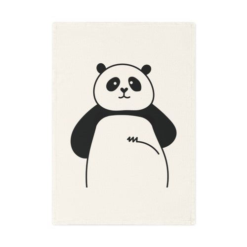 Panda Cotton Tea Towel, 50 x 70 cm, organic cotton