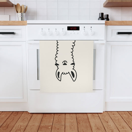 Llama Cotton Tea Towel, 50 x 70 cm, organic cotton, eco-friendly llama